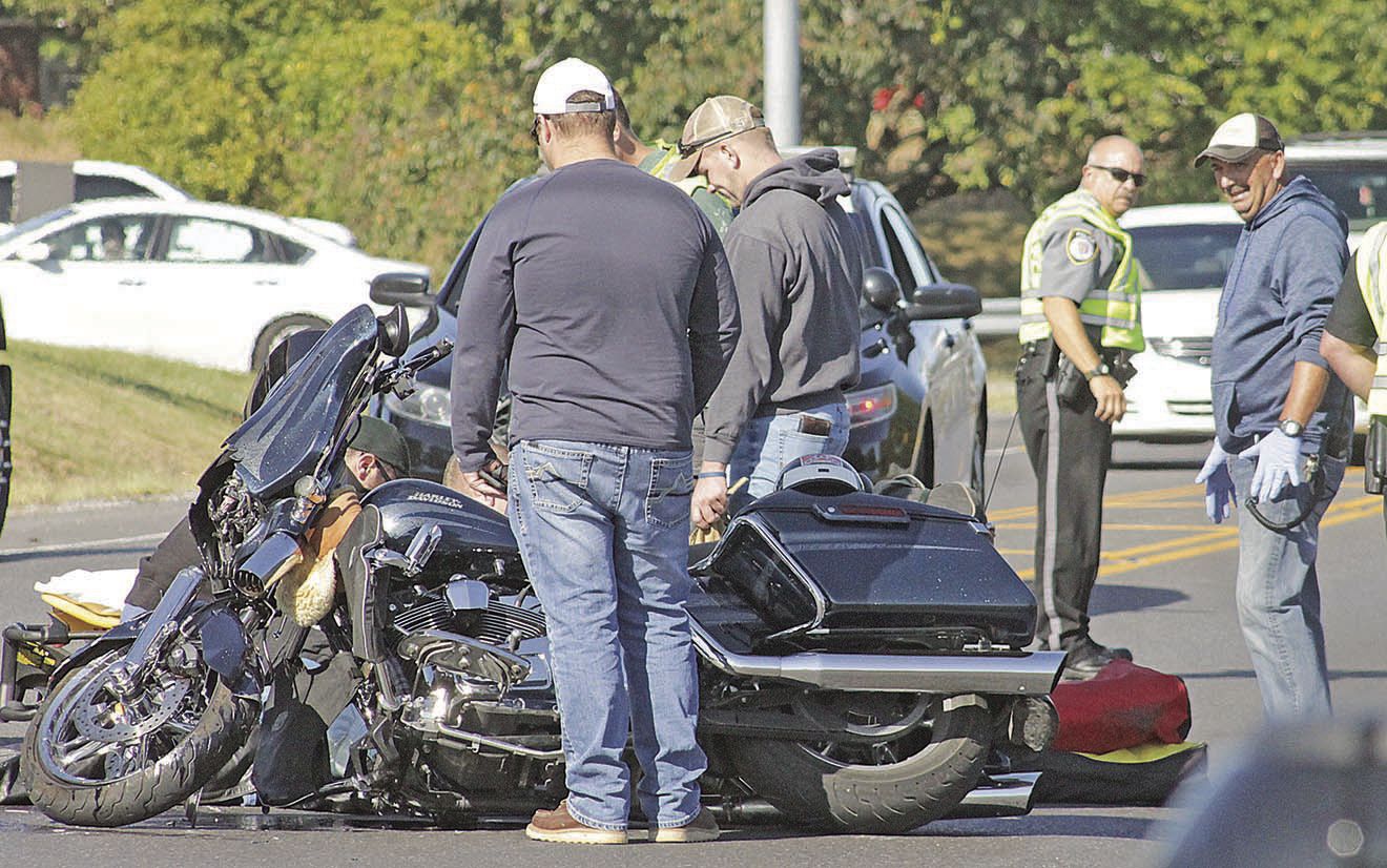 Motorcycle wreck